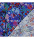 Viscose Radiance - Feuilles BLEU COBALT