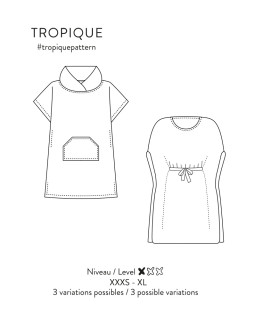 ATELIER SCÄMMIT Poncho ou Robe TROPIQUE