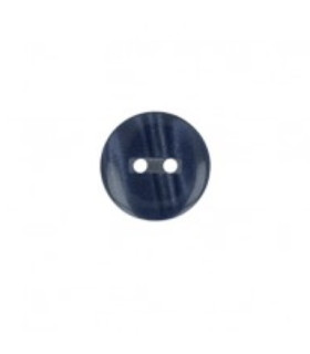 Bouton Couture Polyester Brillant 13mm - MARINE