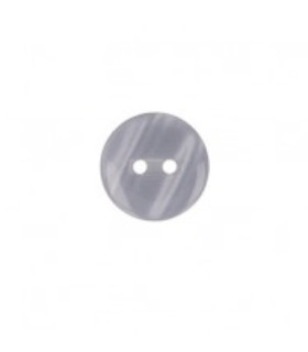 Bouton Couture Polyester Brillant 13mm - GRIS