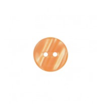 Bouton Couture Polyester Brillant 13mm - ORANGE