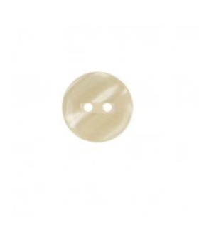 Bouton Couture Polyester Brillant 13mm - ORANGE