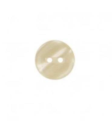 Bouton Couture Polyester Brillant 13mm - ORANGE
