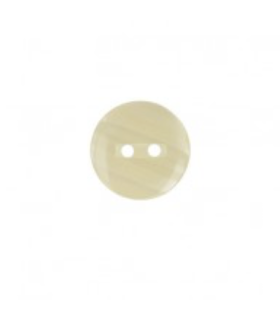 Bouton Couture Polyester Brillant 13mm - ECRU