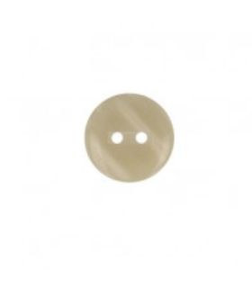 Bouton Couture Polyester Brillant 13mm - BEIGE CLAIR