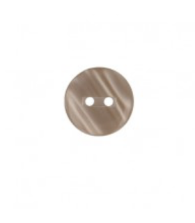 Bouton Couture Polyester Brillant 13mm - BEIGE