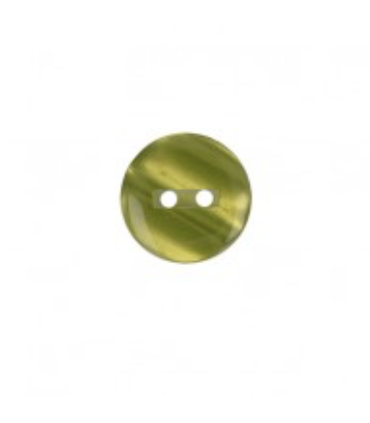 Bouton Couture Polyester Brillant 13mm - VERT