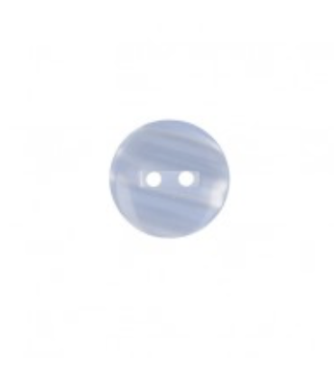 Bouton Couture Polyester Brillant 13mm - BLEU CIEL