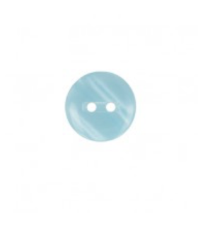 Bouton Couture Polyester Brillant 13mm - TURQUOISE