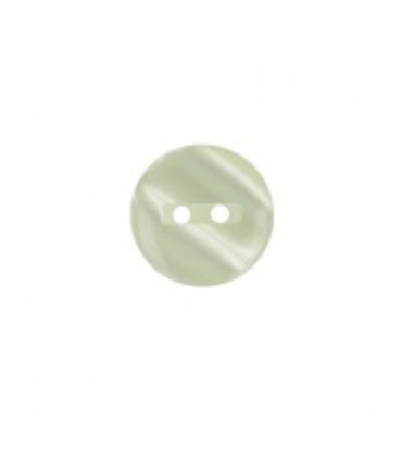 Bouton Couture Polyester Brillant 13mm - VERT D'EAU