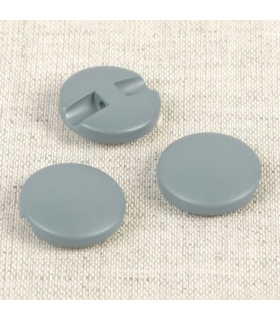 Bouton sur pied - 18mm - VERT DE GRIS