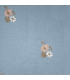 KATIA - Double gaze de coton broderies - FLEURS d'HIVER
