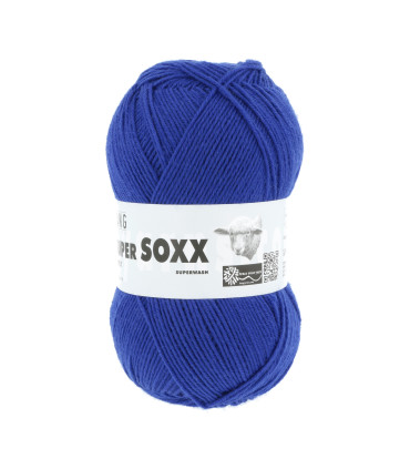 LANGYARNS - SuperSOXX 6ply - BLEU ELECTRIQUE
