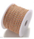 Fil de Coton tressé Or TURQUOISE ORANGE