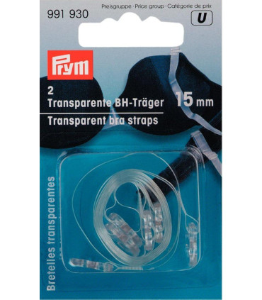PRYM - Bretelle Soutien Gorge Transparente - 15mm