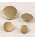 Bouton métallique plat - 13mm - BRONZE