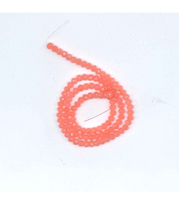 Chapelet de perles en verre 4mm - POMELO
