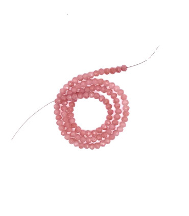 Chapelet de perles en verre 4mm - PËCHE