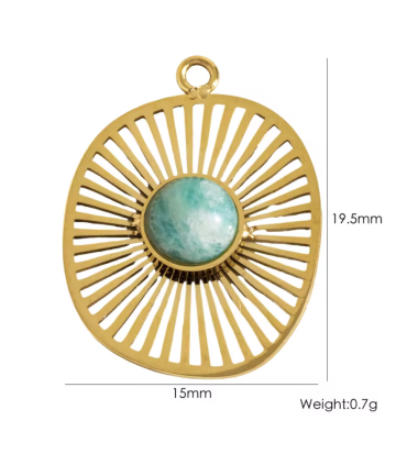 Pendentif - Acier Inoxydable - RAYON