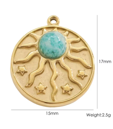 Pendentif - Acier Inoxydable - LUNE