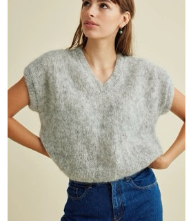 Patron PDF Phildar - Le Pull Sans Manches - MARILOU