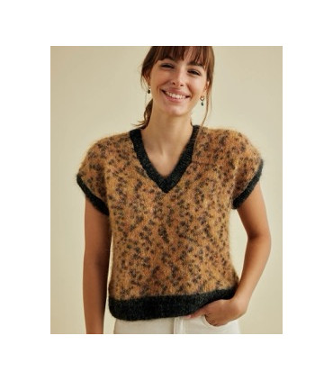 Patron PDF Phildar - Le Pull Sans Manches - MARILOU
