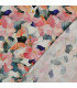 Viscose Satin - FLEURS PÊCHE