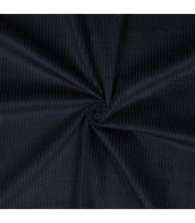 Velours Côtelé lavé - BLEU MARINE