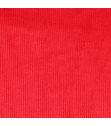 Velours Côtelé lavé - ROUGE