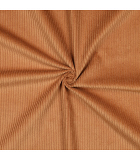 Velours Côtelé lavé - COGNAC