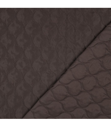 Matelassé double face - NOIR
