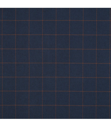 Flanelle Carreaux - MARINE CAMEL