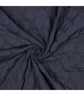 Matelassé double face - BLEU MARINE