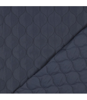 Matelassé double face - BLEU MARINE