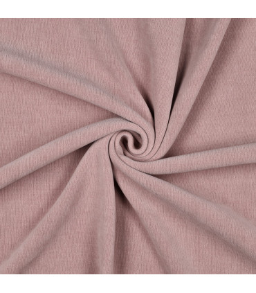Velours double face Sherpa - ROSE