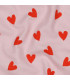 POPPY - Flanelle de coton - COEURS ROSE