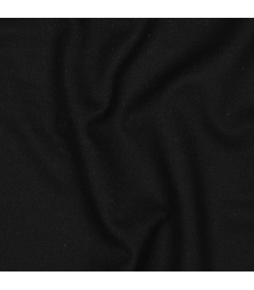 Gabardine de viscose - Stretch - NOIR