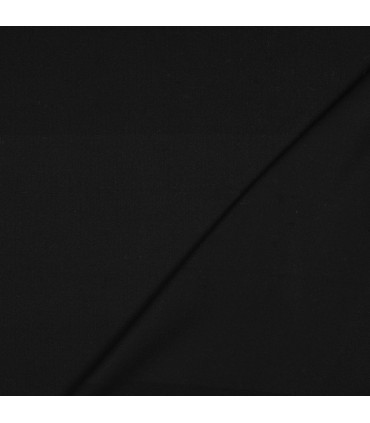 Gabardine de viscose - Stretch - NOIR