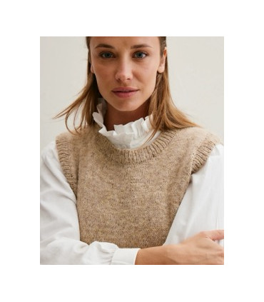 Patron PDF Phildar - Le Pull Sans Manches - OLIVE