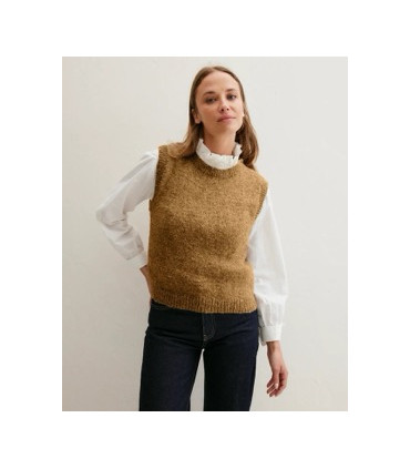 Patron PDF Phildar - Le Pull Sans Manches - OLIVE