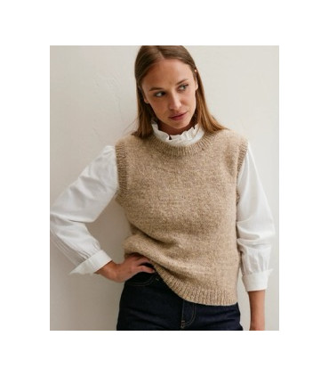 Patron PDF Phildar - Le Pull Sans Manches - OLIVE