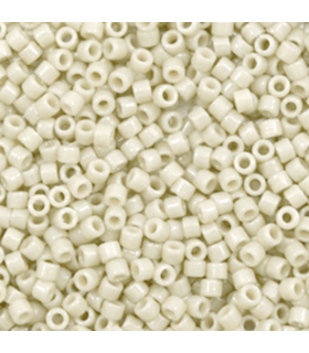 MIYUKI DELICAS 11/0 - Opaque dyed dark ivory cream greige