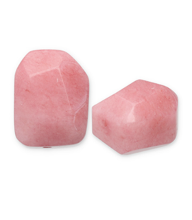 Perle en Pierre Naturelle - Agate rose