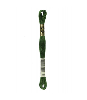 DMC : Mouliné Spécial 25 - Article 117 - 986 - VERT BUIS