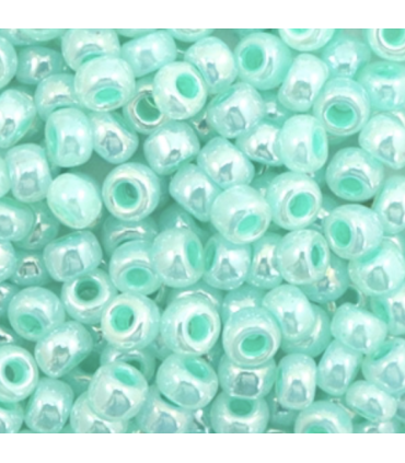 MIYUKI ROCAILLES 6/0 - Ceylon aqua green