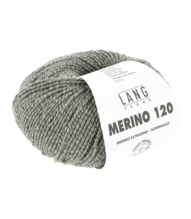 LANG YARNS Mérino 120 - KAKI CHINÉ