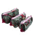 Set de 3 trousses indiennes velours - JOSIANNE - CELADON