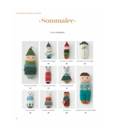 20 Doudous de Noël au Tricot