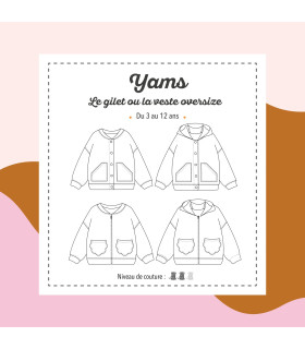 MARMAÏ : Le gilet oversize - YAMS - Enfant