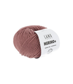 LANG YARN Merino + - BOIS DE ROSE